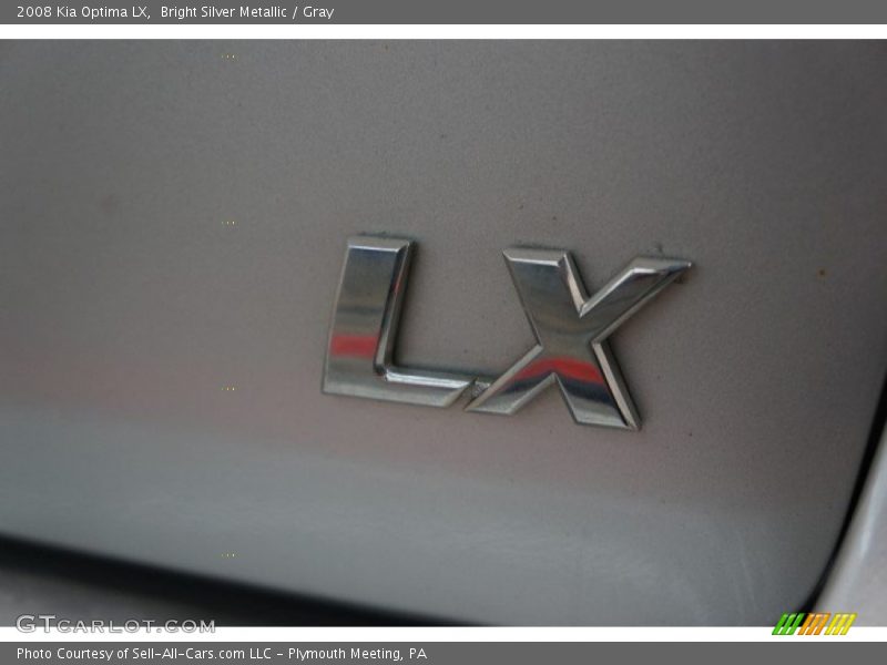 Bright Silver Metallic / Gray 2008 Kia Optima LX