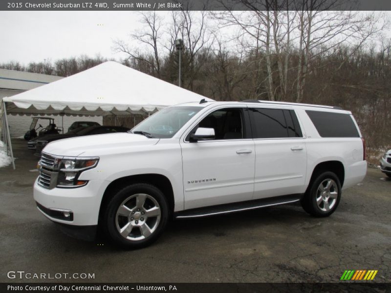 Summit White / Jet Black 2015 Chevrolet Suburban LTZ 4WD