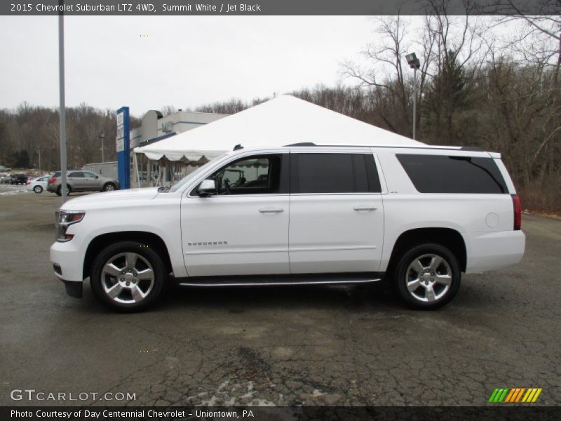 Summit White / Jet Black 2015 Chevrolet Suburban LTZ 4WD