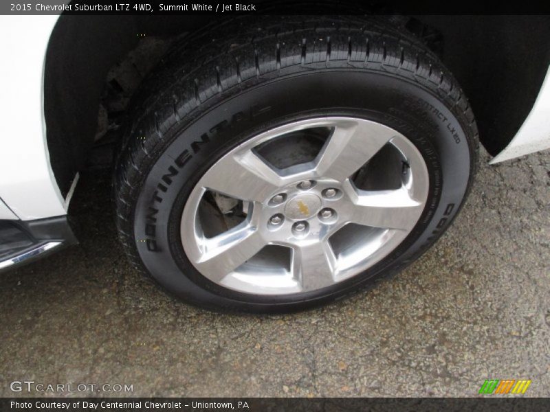 Summit White / Jet Black 2015 Chevrolet Suburban LTZ 4WD