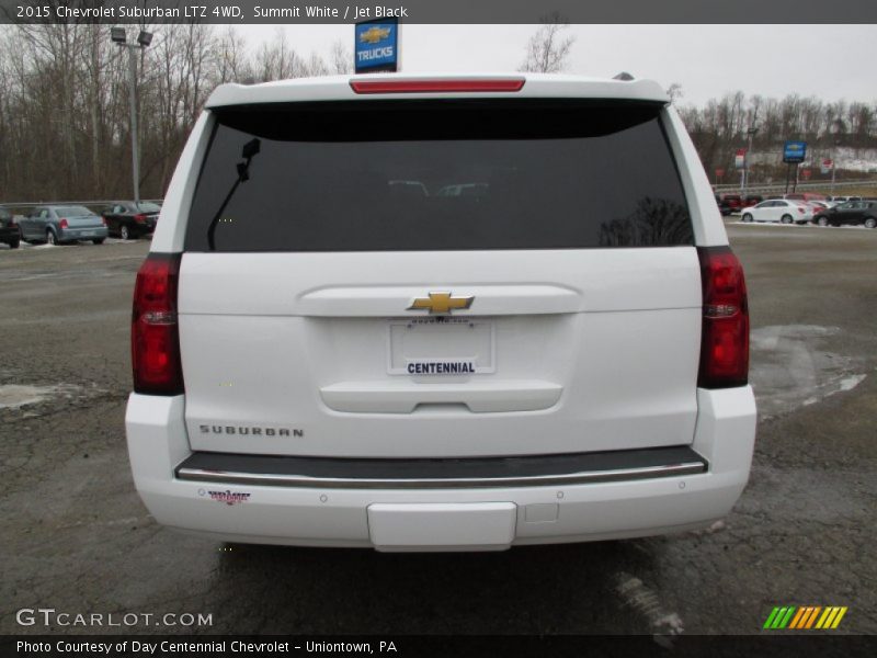 Summit White / Jet Black 2015 Chevrolet Suburban LTZ 4WD