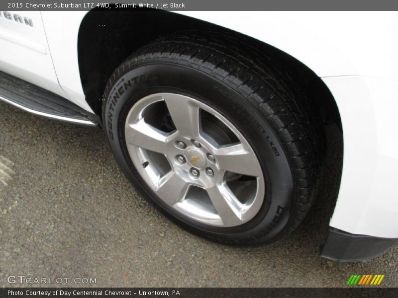 Summit White / Jet Black 2015 Chevrolet Suburban LTZ 4WD