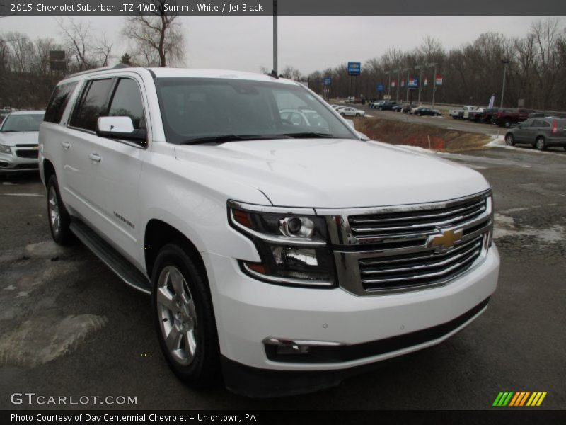 Summit White / Jet Black 2015 Chevrolet Suburban LTZ 4WD