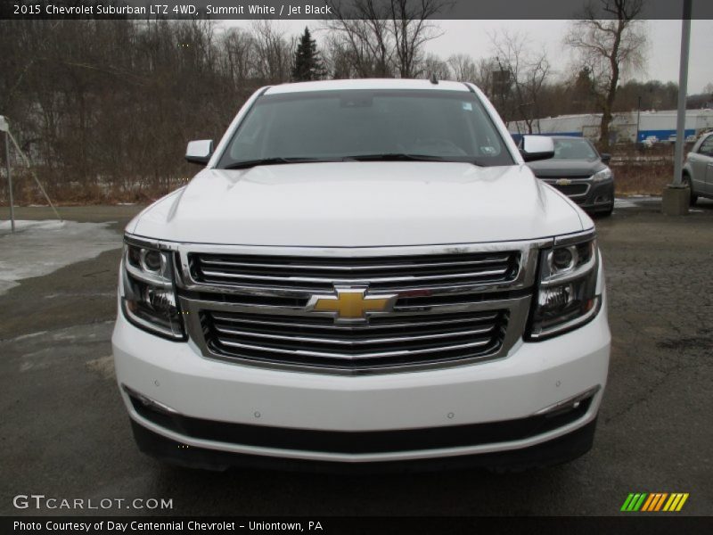 Summit White / Jet Black 2015 Chevrolet Suburban LTZ 4WD