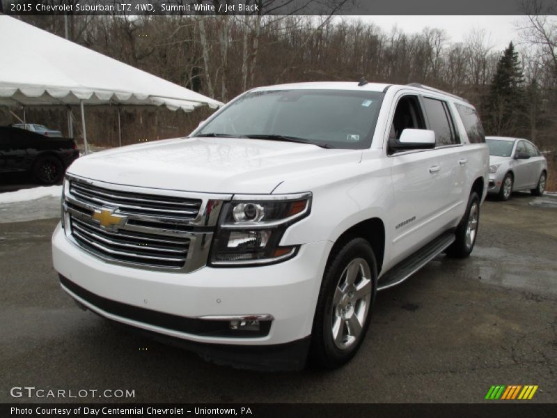Summit White / Jet Black 2015 Chevrolet Suburban LTZ 4WD