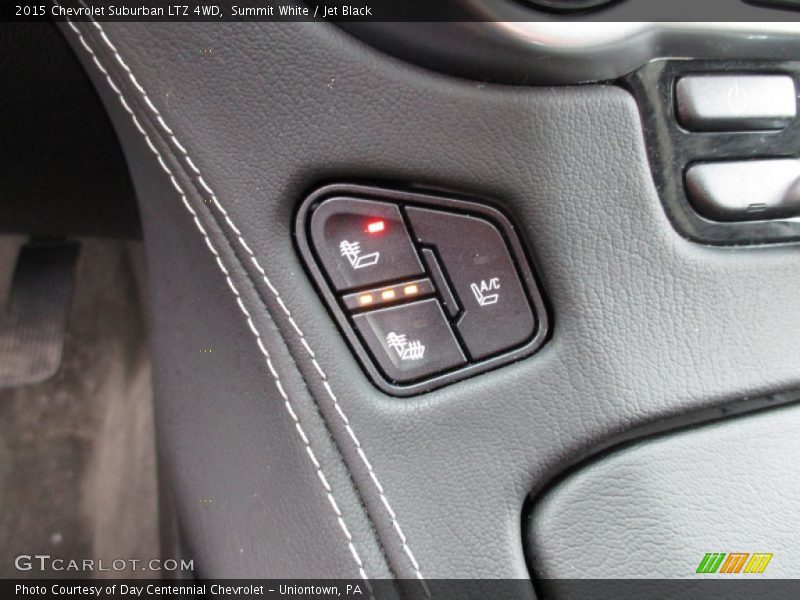 Summit White / Jet Black 2015 Chevrolet Suburban LTZ 4WD