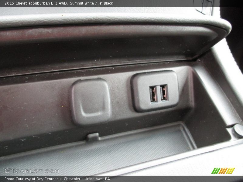 Summit White / Jet Black 2015 Chevrolet Suburban LTZ 4WD