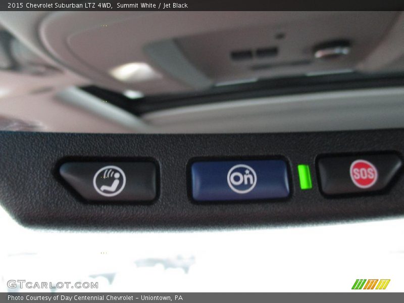 Summit White / Jet Black 2015 Chevrolet Suburban LTZ 4WD