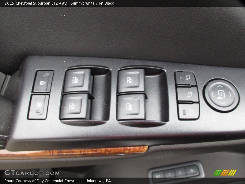 Summit White / Jet Black 2015 Chevrolet Suburban LTZ 4WD