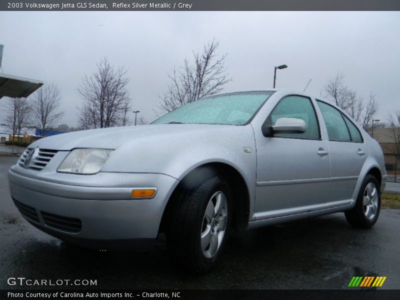 Reflex Silver Metallic / Grey 2003 Volkswagen Jetta GLS Sedan