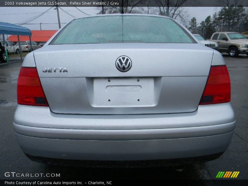 Reflex Silver Metallic / Grey 2003 Volkswagen Jetta GLS Sedan