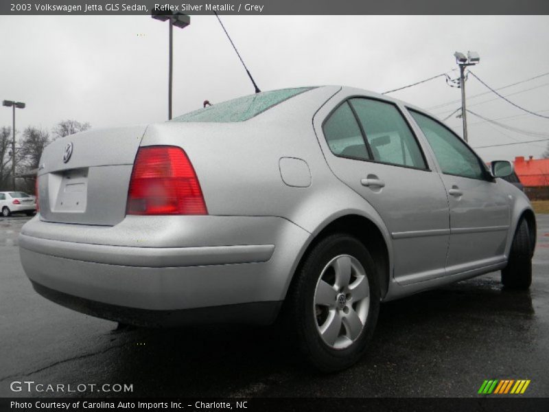 Reflex Silver Metallic / Grey 2003 Volkswagen Jetta GLS Sedan