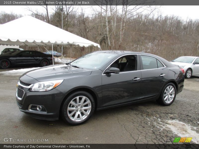 Ashen Gray Metallic / Jet Black 2015 Chevrolet Malibu LTZ