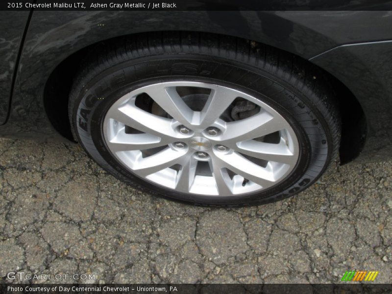 Ashen Gray Metallic / Jet Black 2015 Chevrolet Malibu LTZ