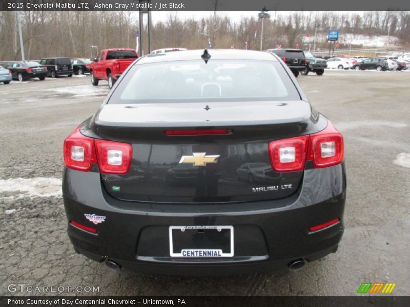 Ashen Gray Metallic / Jet Black 2015 Chevrolet Malibu LTZ