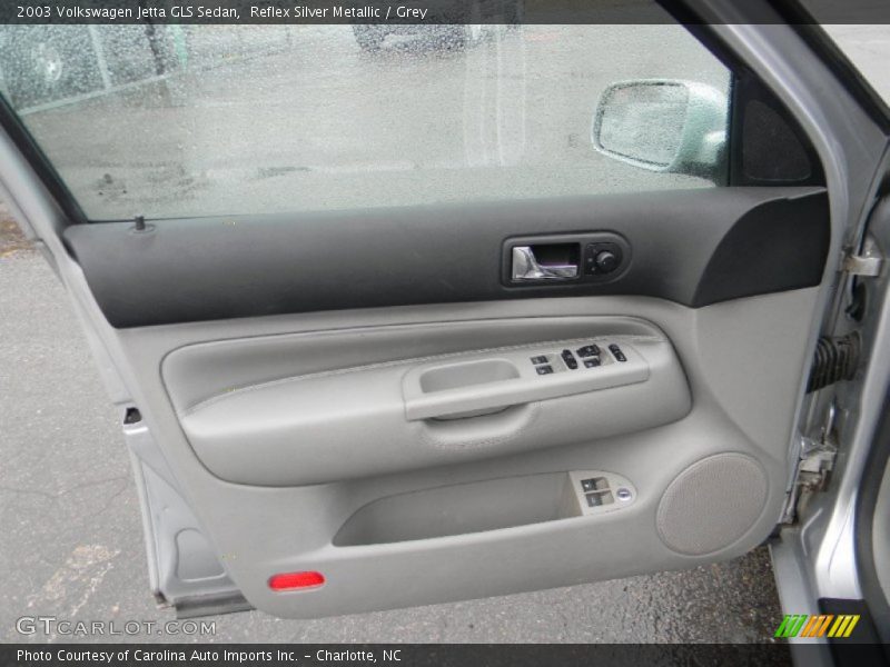 Reflex Silver Metallic / Grey 2003 Volkswagen Jetta GLS Sedan