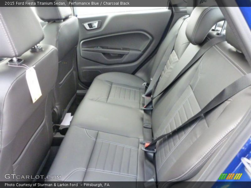 Rear Seat of 2015 Fiesta Titanium Sedan