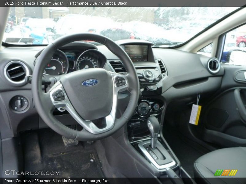 Dashboard of 2015 Fiesta Titanium Sedan