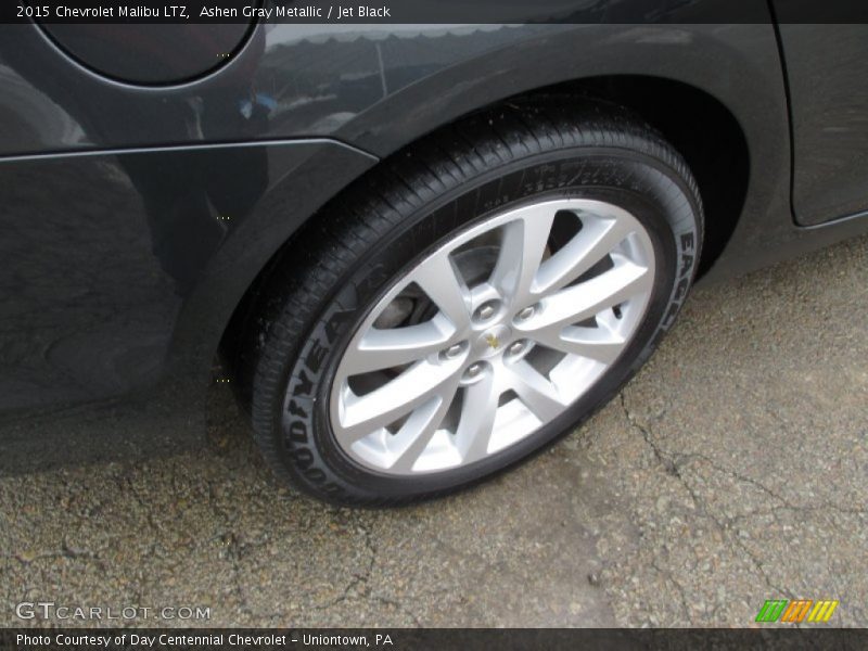 Ashen Gray Metallic / Jet Black 2015 Chevrolet Malibu LTZ