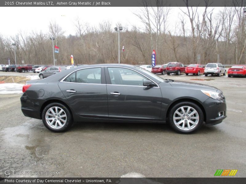 Ashen Gray Metallic / Jet Black 2015 Chevrolet Malibu LTZ