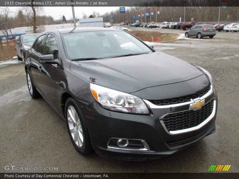 Ashen Gray Metallic / Jet Black 2015 Chevrolet Malibu LTZ