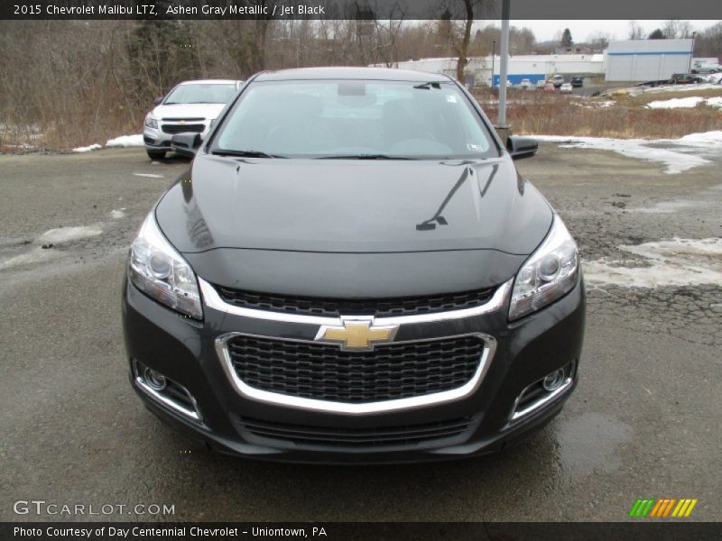 Ashen Gray Metallic / Jet Black 2015 Chevrolet Malibu LTZ