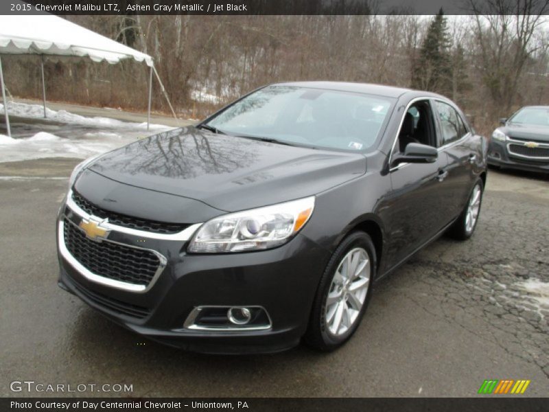 Ashen Gray Metallic / Jet Black 2015 Chevrolet Malibu LTZ