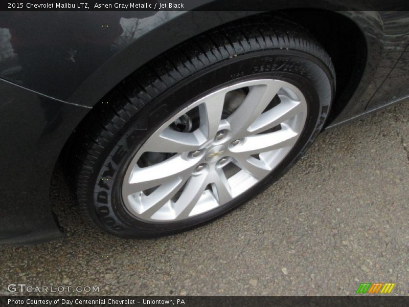 Ashen Gray Metallic / Jet Black 2015 Chevrolet Malibu LTZ