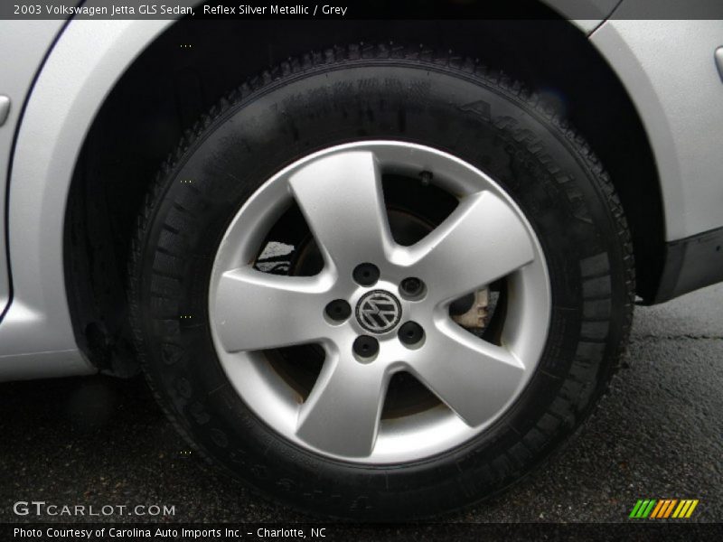 Reflex Silver Metallic / Grey 2003 Volkswagen Jetta GLS Sedan