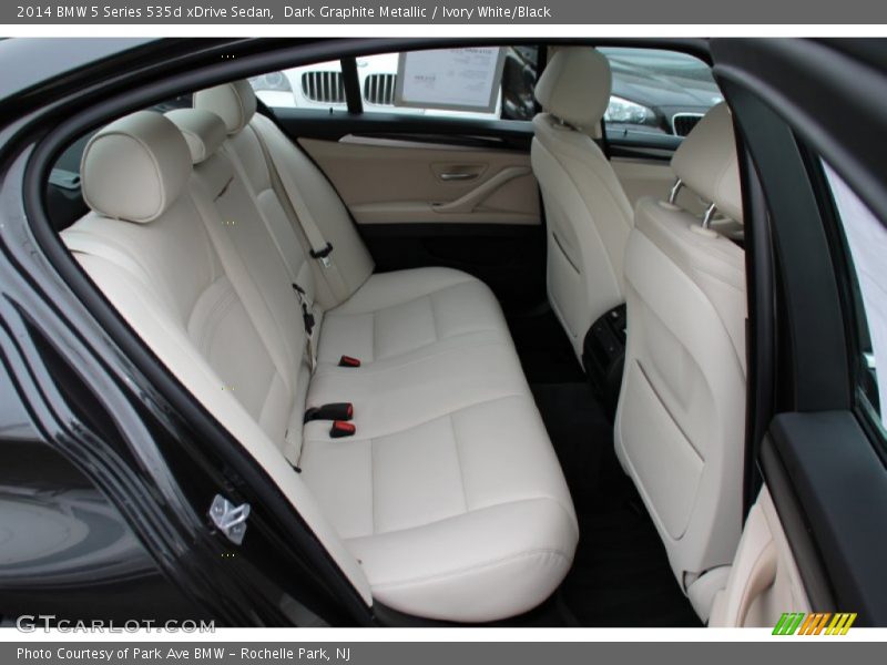 Rear Seat of 2014 5 Series 535d xDrive Sedan