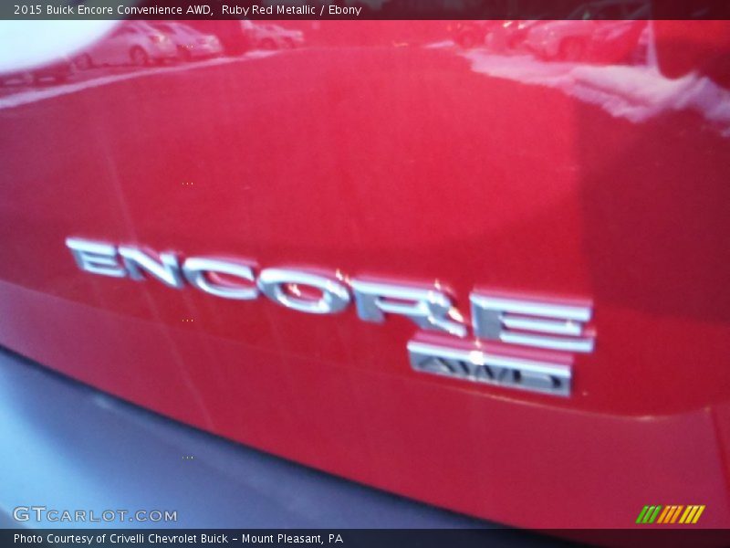 Ruby Red Metallic / Ebony 2015 Buick Encore Convenience AWD