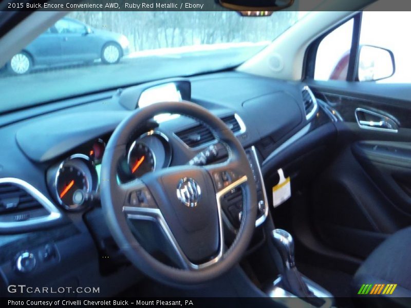 Ruby Red Metallic / Ebony 2015 Buick Encore Convenience AWD