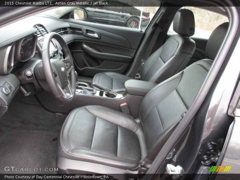 Ashen Gray Metallic / Jet Black 2015 Chevrolet Malibu LTZ