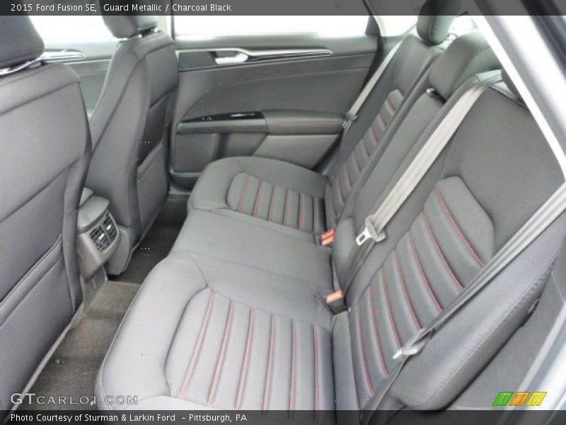 Guard Metallic / Charcoal Black 2015 Ford Fusion SE