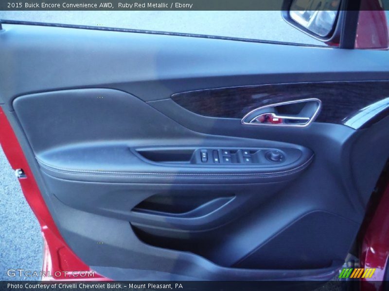 Ruby Red Metallic / Ebony 2015 Buick Encore Convenience AWD