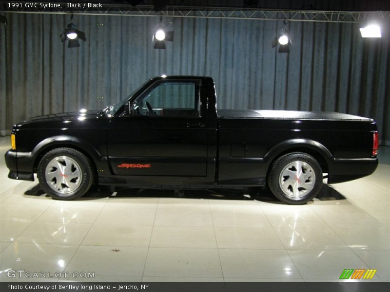 1991 GMC Syclone Black / Black with Red Piping, Profile - 1991 GMC Syclone 