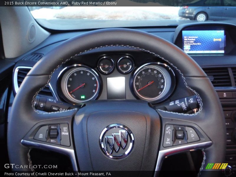 Ruby Red Metallic / Ebony 2015 Buick Encore Convenience AWD