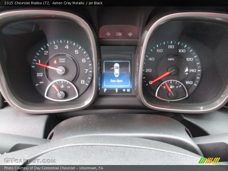 Ashen Gray Metallic / Jet Black 2015 Chevrolet Malibu LTZ