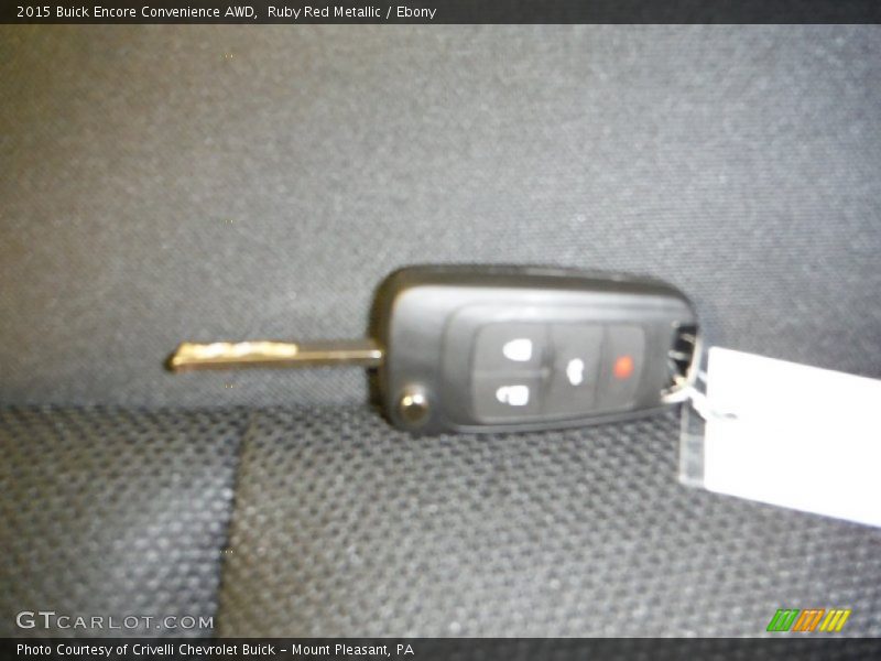 Ruby Red Metallic / Ebony 2015 Buick Encore Convenience AWD