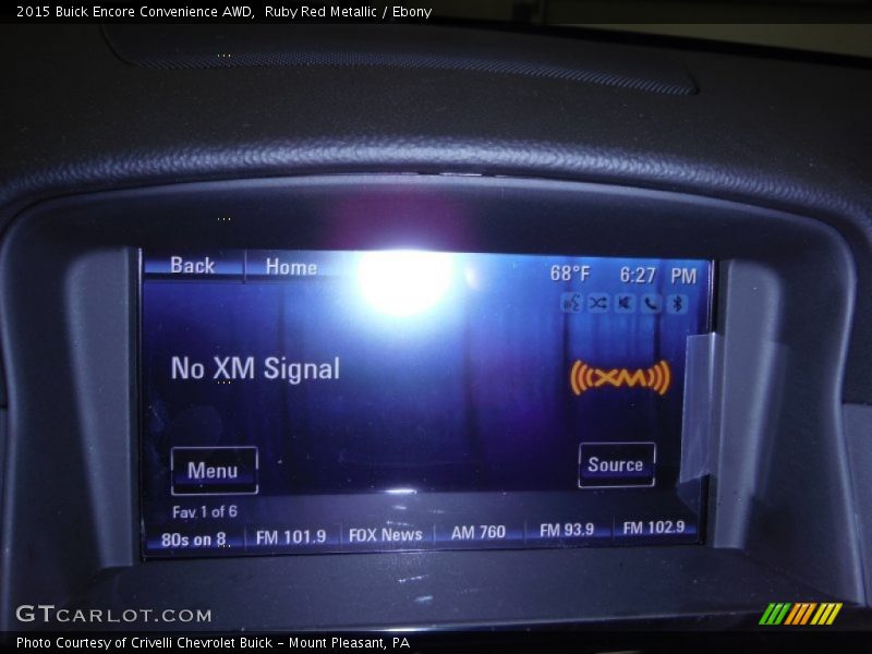 Ruby Red Metallic / Ebony 2015 Buick Encore Convenience AWD