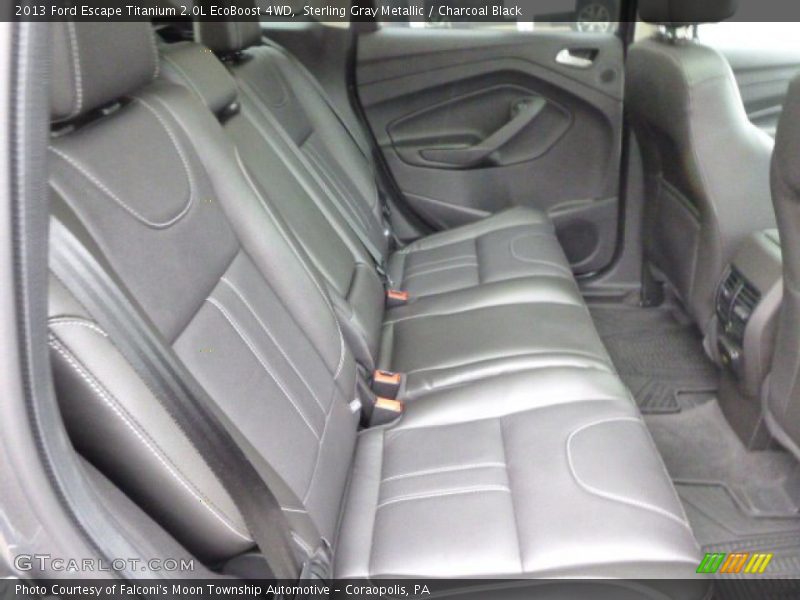 Sterling Gray Metallic / Charcoal Black 2013 Ford Escape Titanium 2.0L EcoBoost 4WD