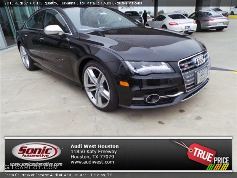 Havanna Black Metallic / Audi Exclusive Valcona 2015 Audi S7 4.0 TFSI quattro