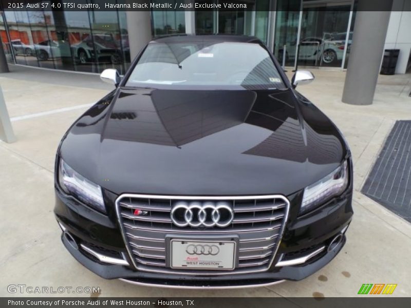 Havanna Black Metallic / Audi Exclusive Valcona 2015 Audi S7 4.0 TFSI quattro