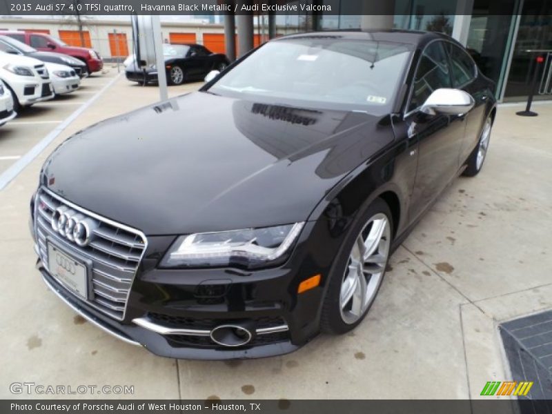 Havanna Black Metallic / Audi Exclusive Valcona 2015 Audi S7 4.0 TFSI quattro