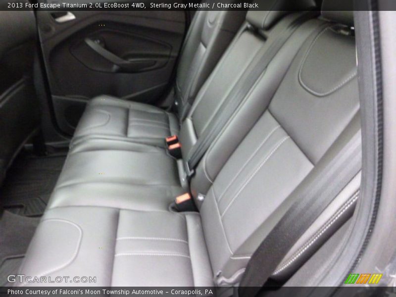 Sterling Gray Metallic / Charcoal Black 2013 Ford Escape Titanium 2.0L EcoBoost 4WD