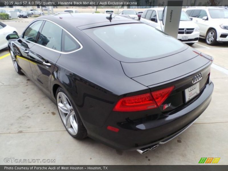 Havanna Black Metallic / Audi Exclusive Valcona 2015 Audi S7 4.0 TFSI quattro