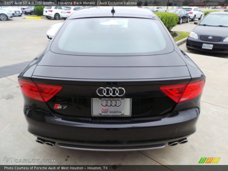 Havanna Black Metallic / Audi Exclusive Valcona 2015 Audi S7 4.0 TFSI quattro