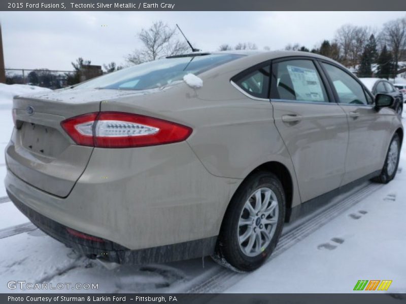 Tectonic Silver Metallic / Earth Gray 2015 Ford Fusion S