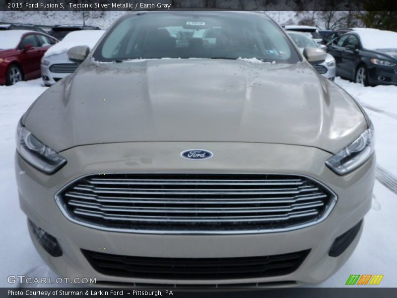 Tectonic Silver Metallic / Earth Gray 2015 Ford Fusion S