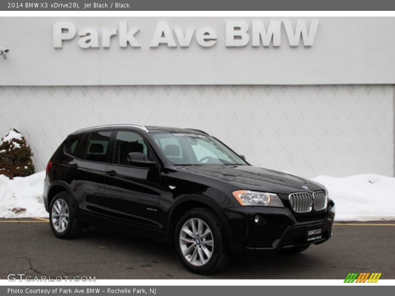 Jet Black / Black 2014 BMW X3 xDrive28i